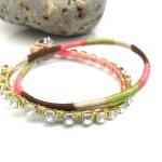 Friendship bracelet, rhines..