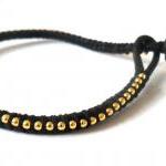 Black friendship bracelet, ..