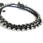 Friendship bracelet leather..