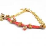 Bracelet gold plated chain ..