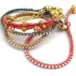 Bracelet gold plated chain ..