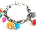 Bracelet gunmetal double te..