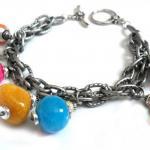 Bracelet gunmetal double te..