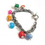 Bracelet gunmetal double te..