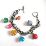 Bracelet gunmetal double te..