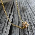 Delicate rhinestone ball be..