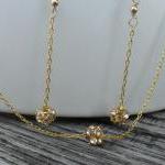 Delicate rhinestone ball be..