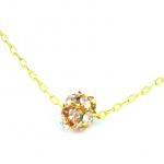 Delicate rhinestone ball be..