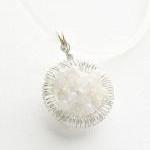 Moonstone Necklace, Sterli..