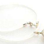 Moonstone necklace, Sterlin..