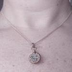 Copper wire wrapped pendant..