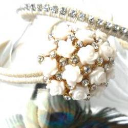 Bridal Jewelry set, Friendship Bracelet, the ultimate Peacock wedding, Bridal bracelet, trendy boho fashion wedding