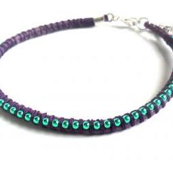 Neon Friendship Bracelet stackables trendy Metallic summer 2012 beach fun accessories